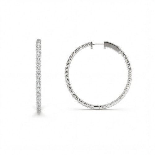 Orbita - Argolas de eternidade com detalhes em moissanite
