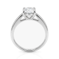 Elara - Anel solitário de moissanite de talhe almofada | My Moissanite