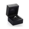 Seraphina - Anel de noivado em moissanite com halo | My Moissanite