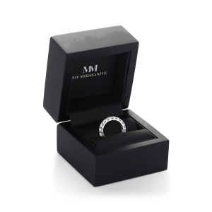 Evertina - Anel de eternidade com moissanite