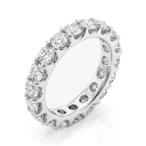 Evertina - Anel de eternidade com moissanite