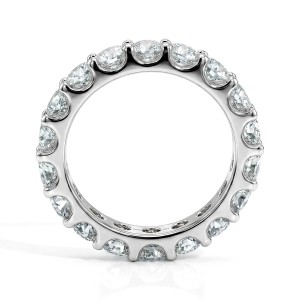 Evertina - Anel de eternidade com moissanite