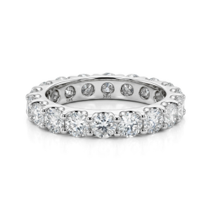 Evertina - Anel de eternidade com moissanite