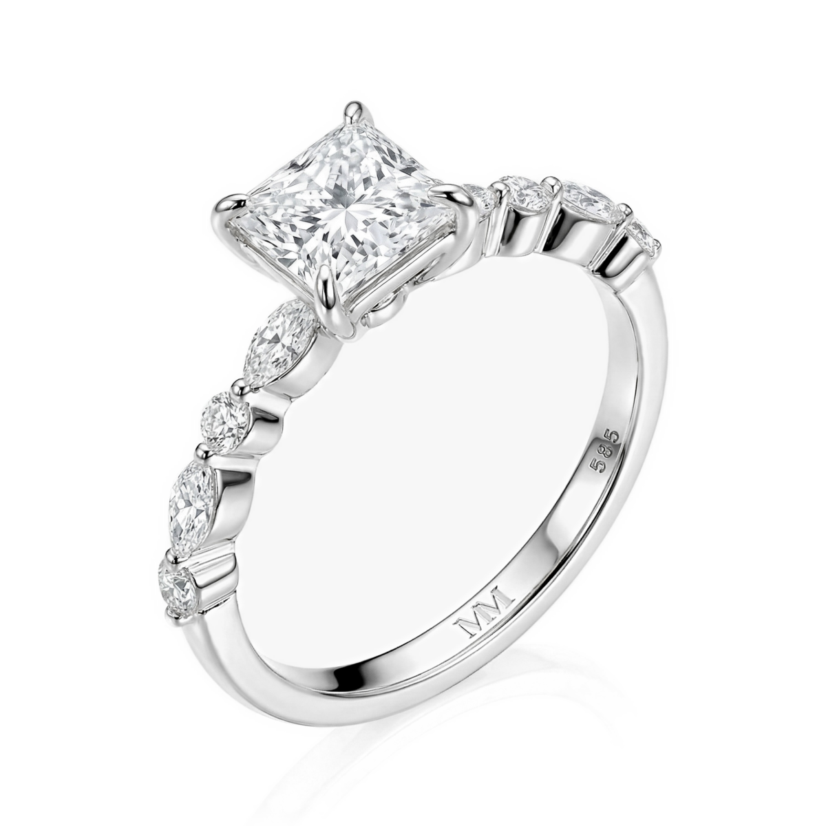 Ava - Anel com moissanite