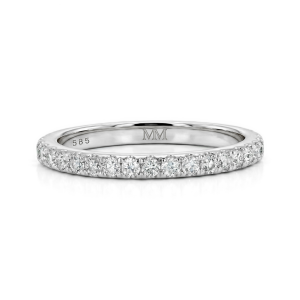 Starlet - Anel de eternidade com moissanite
