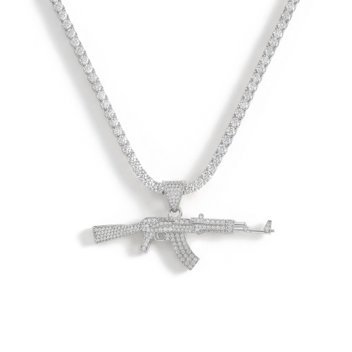 Valor - Pendente AK-47 com moissanite