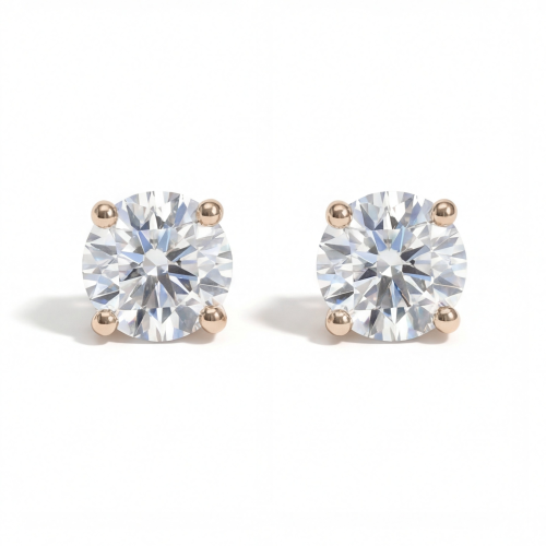 Nova - Brincos de espigão com moissanite
