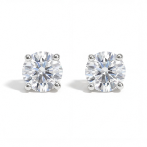 Nova - Brincos de espigão com moissanite
