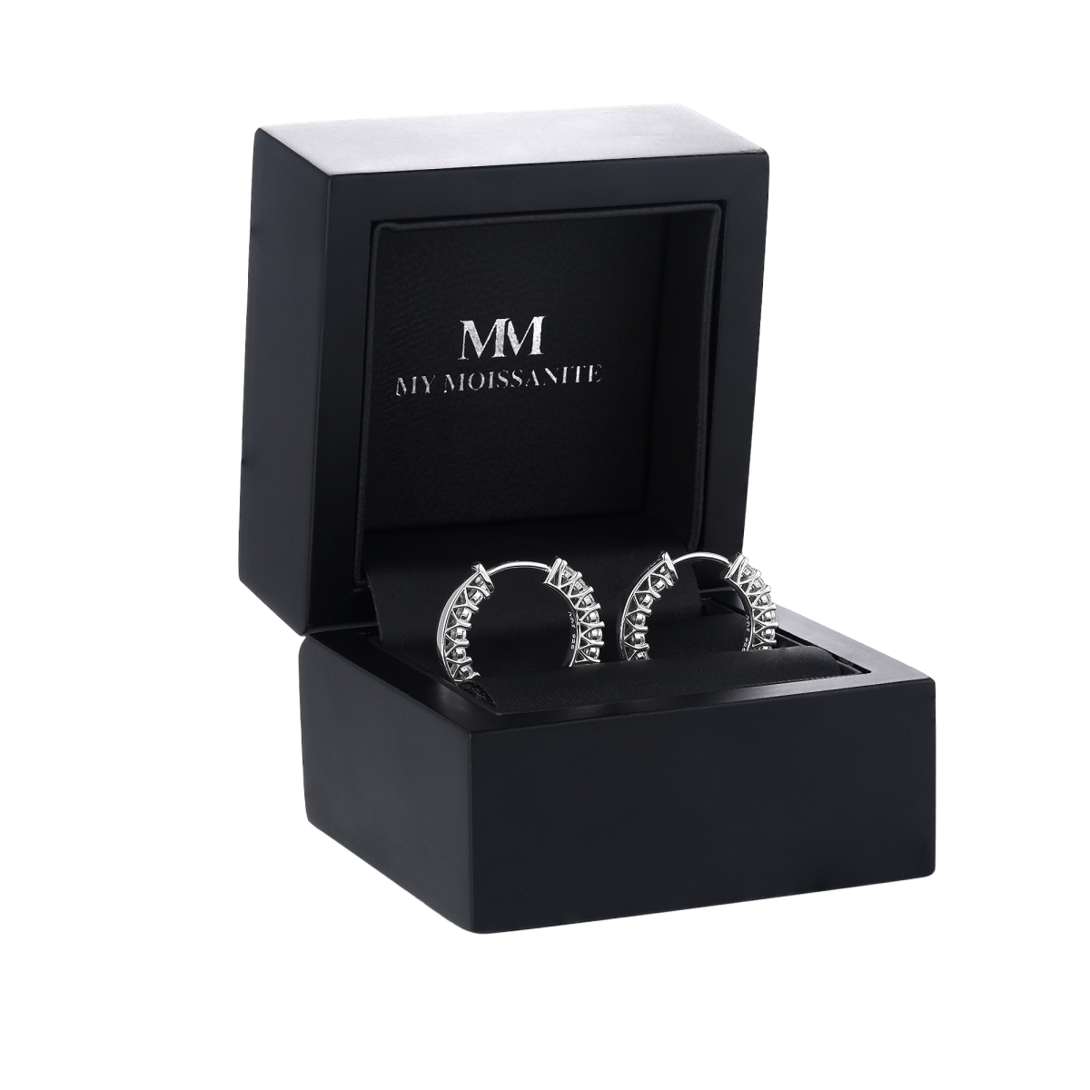 Pristine - Argolas huggie pequenas em moissanite